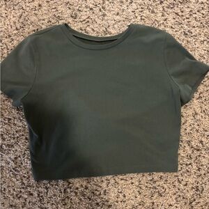 Wild Fable Forest Green Crop Top